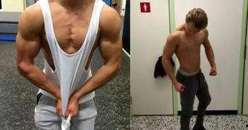 健身一年后的照片对比,见证自我重塑的奇迹